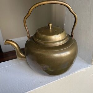 Elegant Brass Teapot